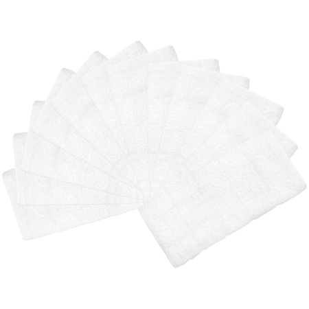 Monarch Brands Cooks Linen Kitchen Towels , White, 12PK PNP-KT-WHITE